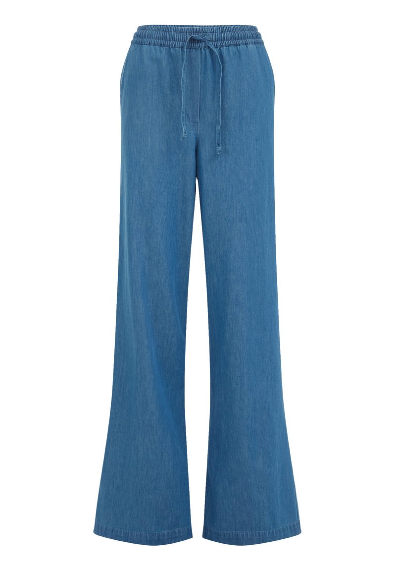 WE Fashion Flared Jeans blauw