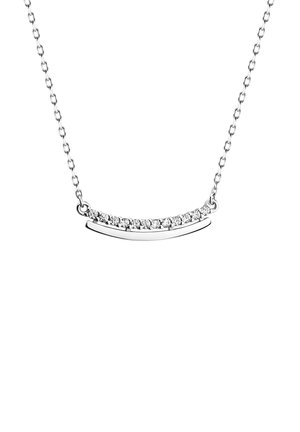 CURVED - Halskæder - silver coloured