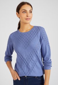 Damart POINT FANTAISIE - Maglione - bleu