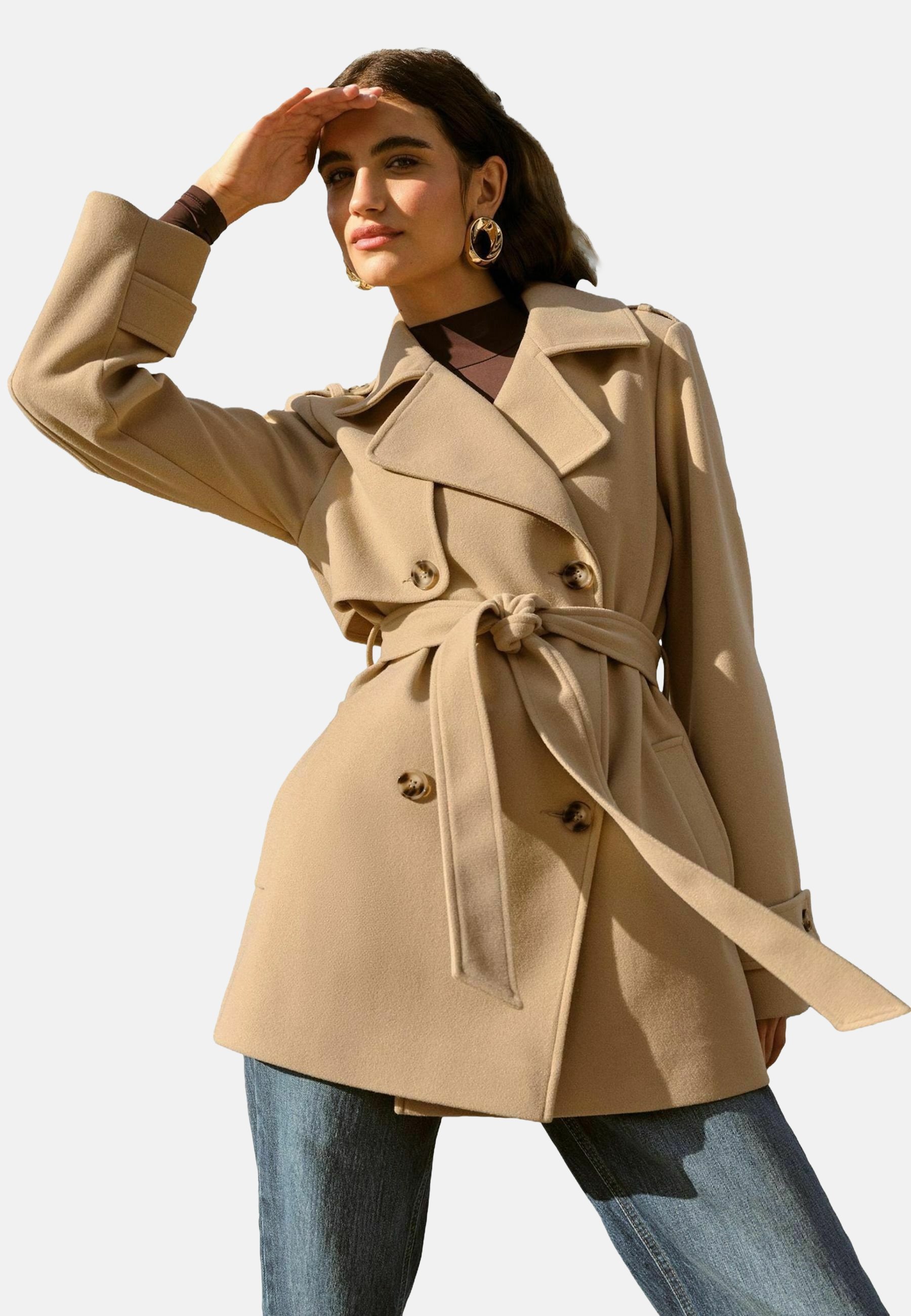 Zalando Trenchcoat Damen Camel Mango Oversized Blazer Mango Blazer