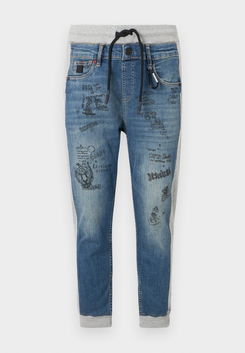 Desigual Jeans Tapered Fit blauw