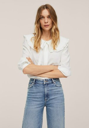 HONEY - Camicia - blanc cassé