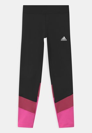 UNISEX - Leggings - black/pink/white