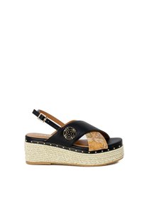Alviero Martini Sandali con zeppa - black