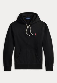THE RL FLEECE FULL-ZIP HOODIE - Kapuzenpullover - black