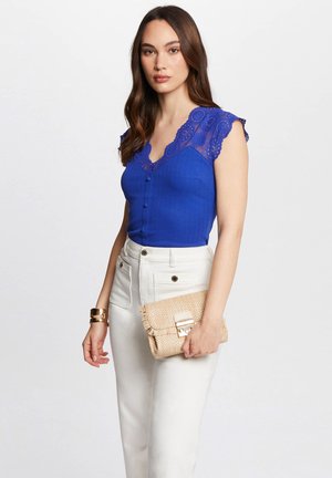 Morgan SHORT-SLEEVED - Print T-shirt - bleu electrique