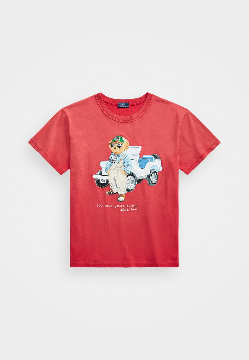 Polo Ralph Lauren TRUCK SHORT SLEEVE - T-Shirt print - sunrise red