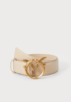 LOVE BERRY BELT - Opasok - beige/grigio fumo/antique gold-coloured