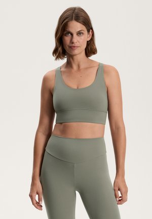 MEDIUM SUPPORT COMOFRTLUX WITH CUPS - Sports-BH'er med let støtte - khaki