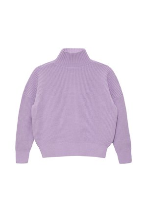 MET OPSTAANDE KRAAG - Strickpullover - lavendel
