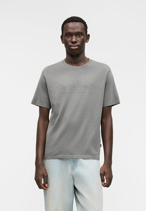 JPRBLUAIDEN SS TEE - T-shirts print - black