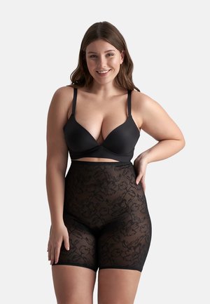 LACY HIGH WAIST - Shapewear - black