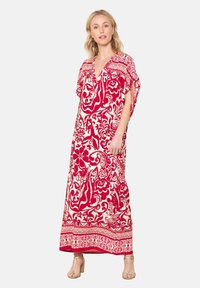 LolaLiza WITH FLOWERS - Maxi dress - red lipstick