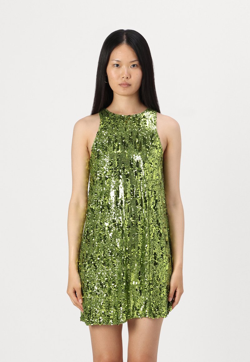 JJXX JXTARA SEQUIN DRESS - Koktel haljina / svečana haljina - parrot green