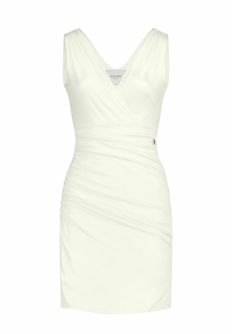 Nicowa MINI MICARO - Shift dress - weiß/white - Zalando