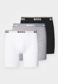 POWER 3 PACK - Boxers - black/white/grey