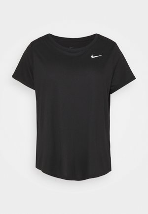 DRY LEG TEE CREW PLUS - Treningsskjorter - black/white