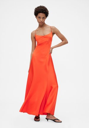GAP STUDIO PERFECT SLIP - Koktailové šaty/večierkové šaty - orange pop
