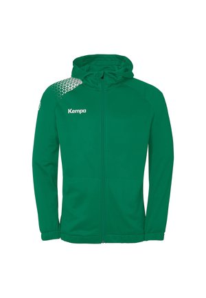 AMBITION 28 - Zip-up sweatshirt - lagune weiß