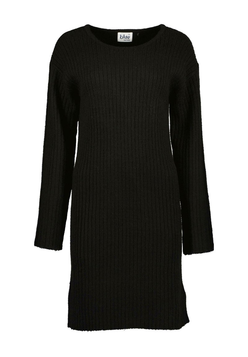 BLUE SEVEN Gebreide jurk zwart