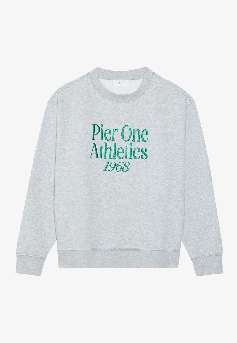 Pier One Sweater lichtgrijs gemêleerd