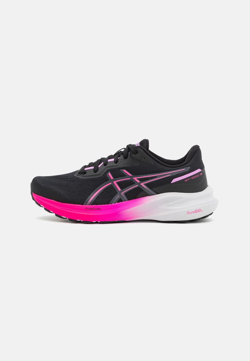 ASICS GT-1000 13 - Silniční běžecké boty - black/pink glo