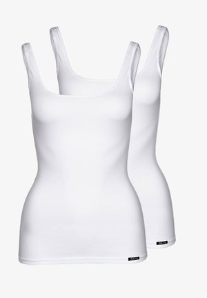 DAMEN TANK TOP 2ER PACK - Maglietta intima - white