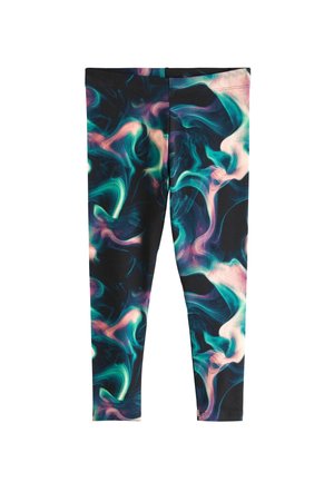 ANIMAL - Legíny – nohavice - black purple swirl