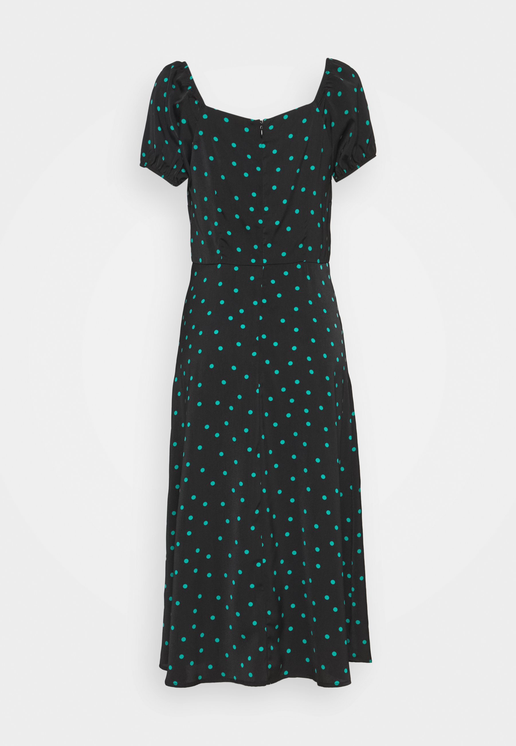 Even\u0026Odd Tall PUFF SLEEVE MIDI DRESS 