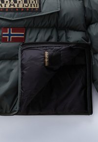 Napapijri RAINFOREST OP WI PUF - Felpa con cappuccio - green urban