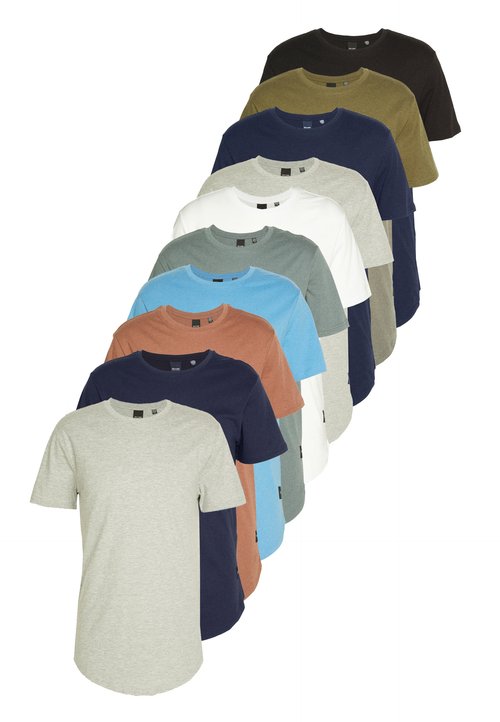 Only & Sons ONSMATT TEE 10 PACK - Tricou basic - dark navy
