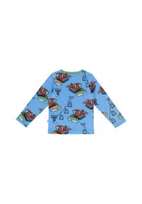 Småfolk Pikkade varrukatega topp - alaskan blue