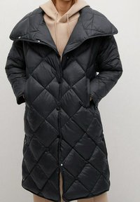 Mango Abrigo de invierno - black