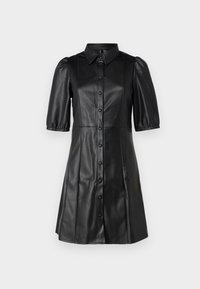 VMSIGGI SHIRT SHORT DRESS - Skjortekjole - black
