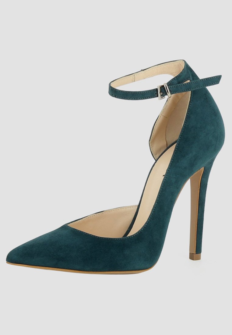 Evita LISA - Zapatos altos - petrol/azul petróleo - Zalando.es