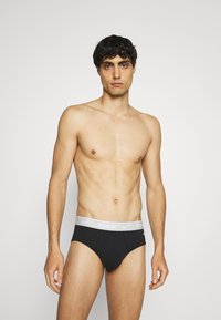 Nike Underwear BRIEF 3 PACK - Cuecas - black/sweet beet