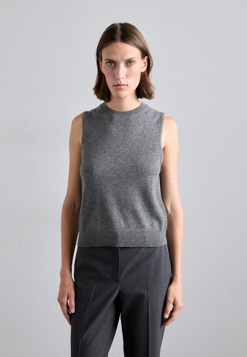 Theory Top - light charcoal
