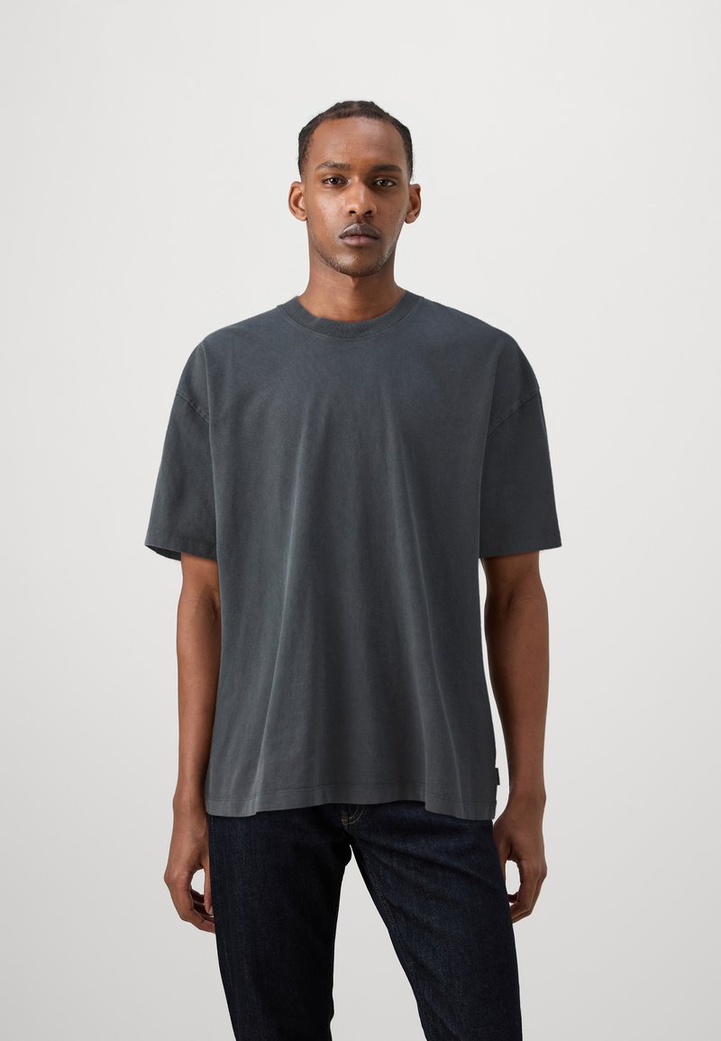 AllSaints - MONTANA CREW - T-shirts basic - jet black, Forstør