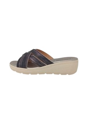 Ciabattine con tacco - black