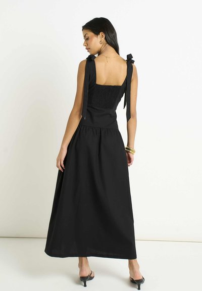 linen maxi dresses uk Linen dress Elizabeth M / Natural