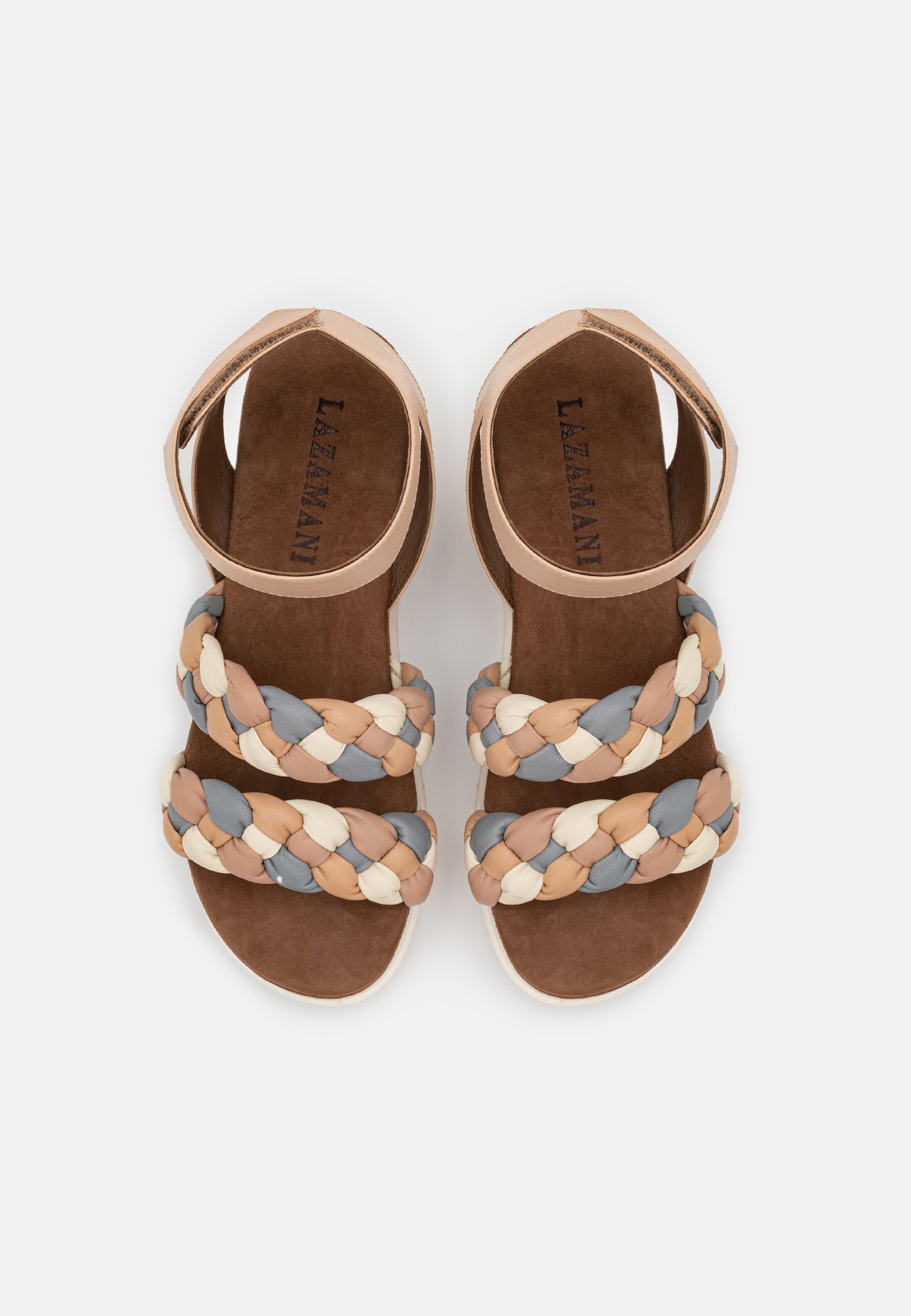 Lazamani Sandalen met plateauzool - beige - Zalando.nl