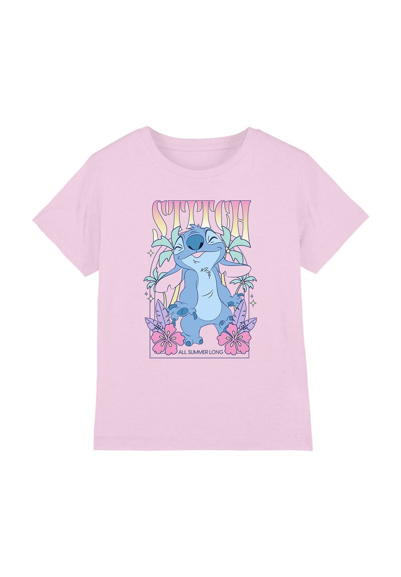 Disney T-shirt print donkerroze