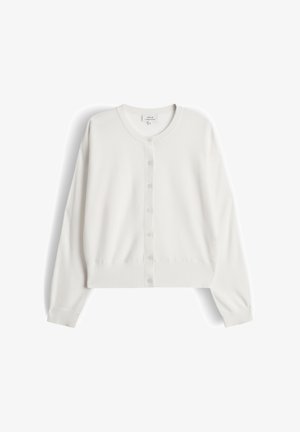 OPUS, SOFT FLOWING FIT - Strickjacke - light cotton