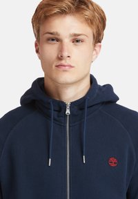 Timberland BRUSHED BACK FULL - Felpa con zip - dark sapphire