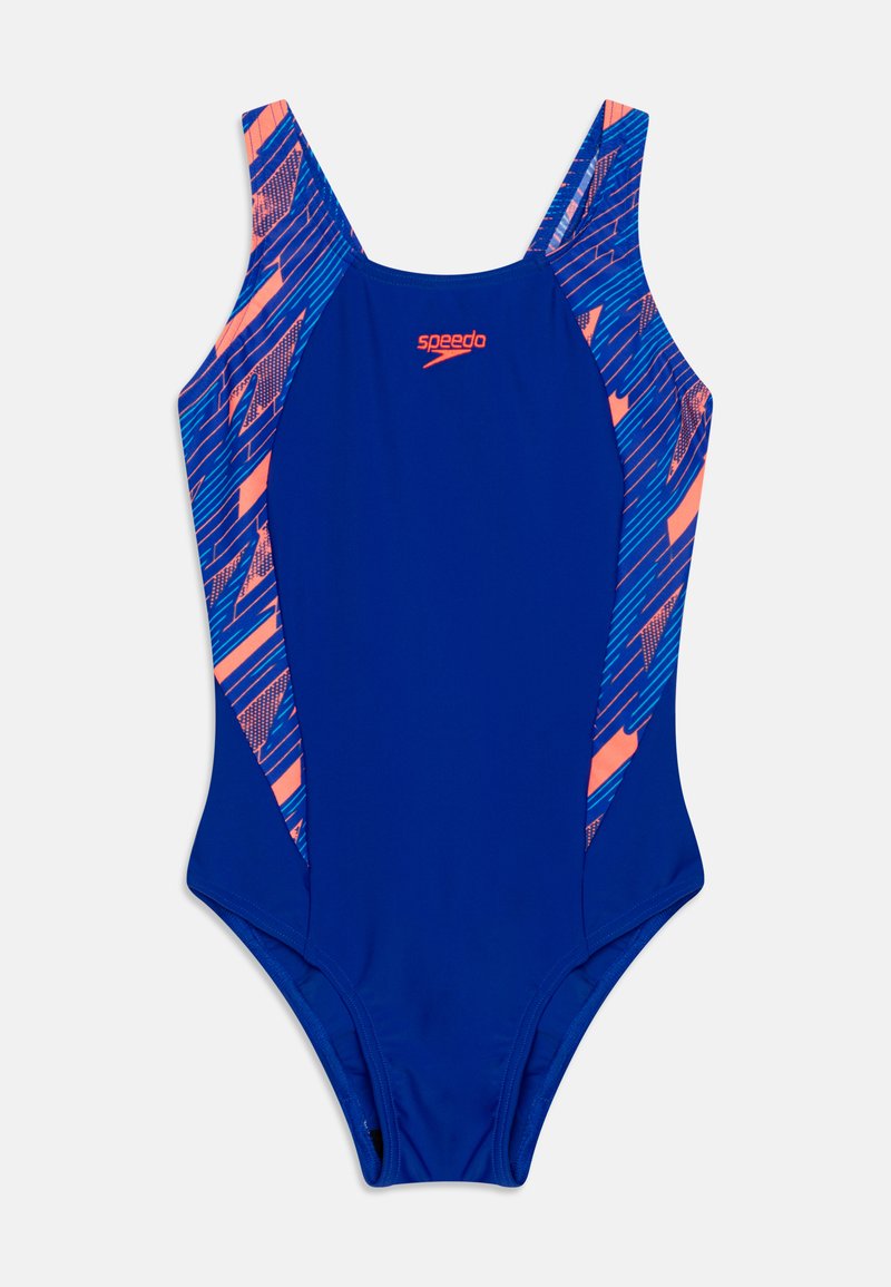 Speedo GIRLS HYPERBOOM SPLICE MUSCLEBACK - Costume da bagno - siren red/picton blue