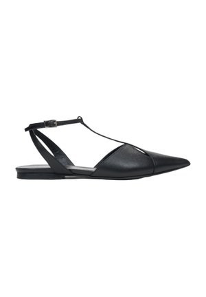 Z CZUBKIEM W SZPIC - Riemchenballerina - black