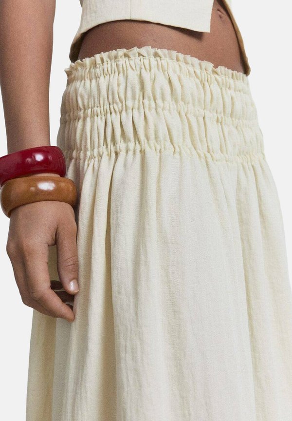 MIDI - Maxi skirt - beige4