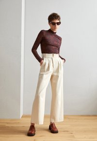 Scotch & Soda MOCKNECK LONGLSEEVE - Pitkähihainen paita - bordeaux