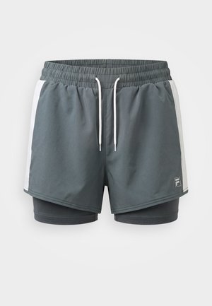 Fila, SHORTS ELEA - Sports shorts - turbulence/ecru