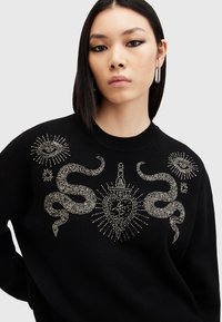 AllSaints SERPENT - Maglione - black